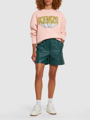 Oversize sweatshirt aus baumwoll Kenzo Paris pink