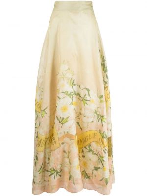 Maksi suknja s cvjetnim printom s printom Zimmermann