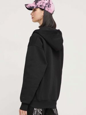 Mikina s kapucí s aplikacemi Juicy Couture černá