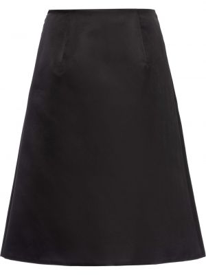 Nylonowa spódnica Prada czarna