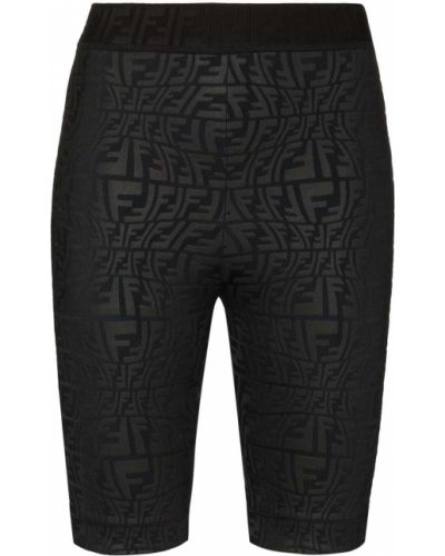 Pantalones de chándal con estampado Fendi negro