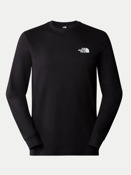 Marškinėliai ilgomis rankovėmis ilgomis rankovėmis The North Face juoda