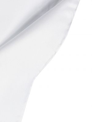 Jedwabny krawat z kieszeniami Lady Anne biały