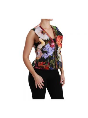 Top sin mangas de flores Dolce & Gabbana