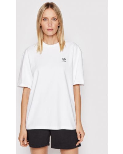 Laza szabású póló Adidas fehér
