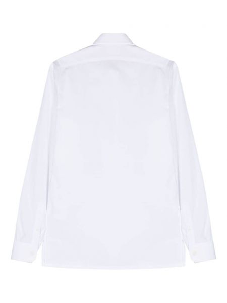 Haftowana koszula bawełniana Givenchy biała