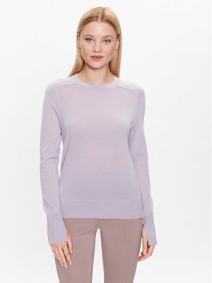 Пуловер Calvin Klein виолетово