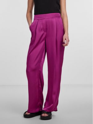 Pantaloni cu croială lejeră Pieces violet