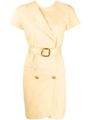 Šaty Chanel Pre-owned, žlutá