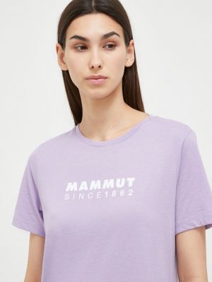 Спортна тениска Mammut виолетово