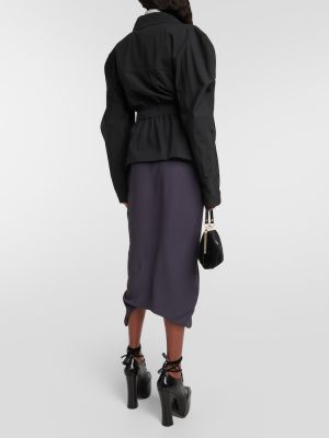 Bavlněná bunda Vivienne Westwood černá