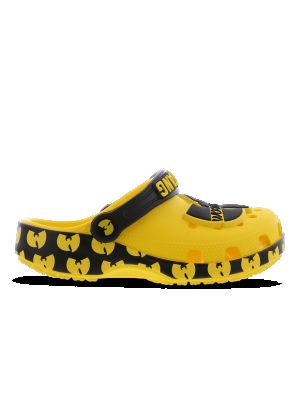 Chaussures de ville Crocs jaune