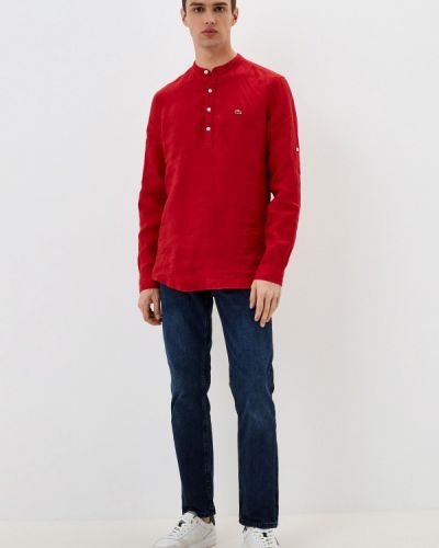 Рубашка Lacoste красная