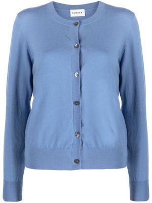 Cardigan en tricot col rond P.a.r.o.s.h. bleu