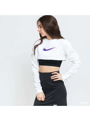 Tričko s dlouhými rukávy Nike bílé