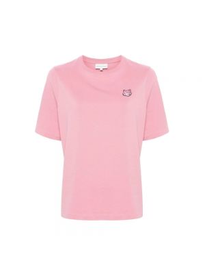 Różowa koszulka Maison Kitsune