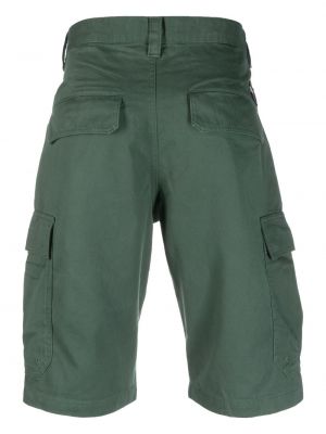 Puuvillased teksariidest lühikesed püksid Tommy Jeans roheline