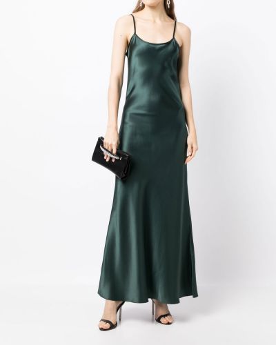 Šilkinis vakarinė suknelė Voz žalia