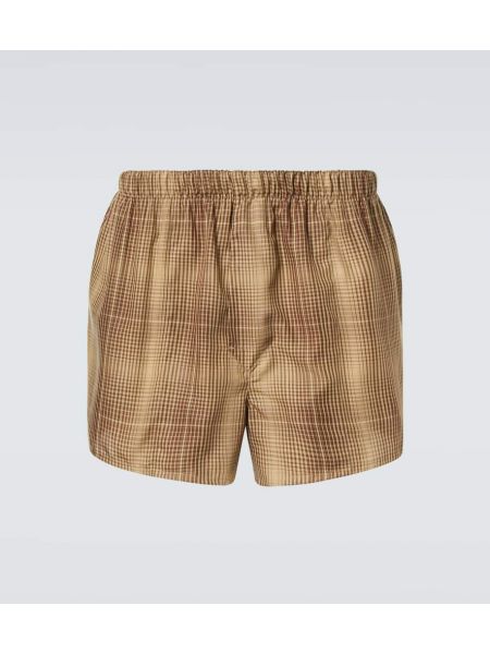 Sjekket boksershorts Cdlp beige