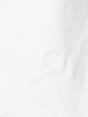 Βαμβακερή μπλούζα Loro Piana λευκό