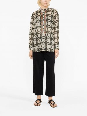 Bluse aus baumwoll mit print Bazar Deluxe