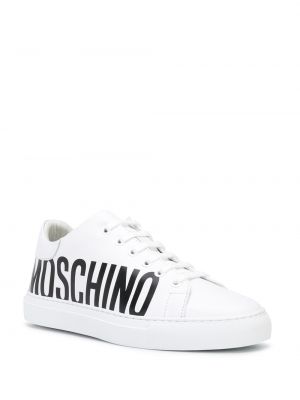 Zapatillas con estampado Moschino blanco