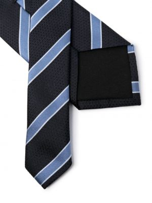 Dryžuotas šilkinis kaklaraištis Boss