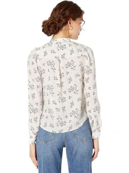 Джинсовая рубашка в цветочек Ag Jeans