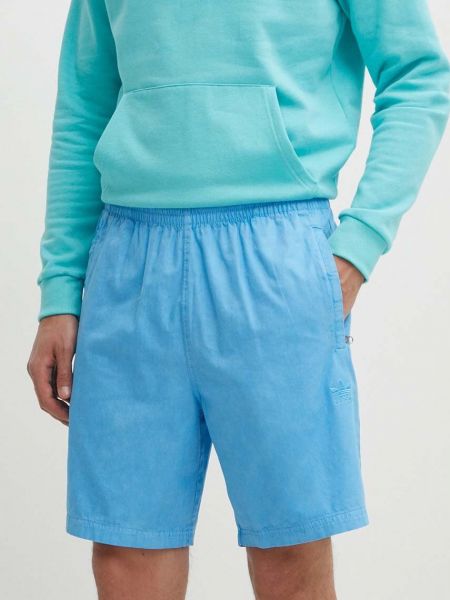 Pamučne kratke hlače Adidas Originals plava