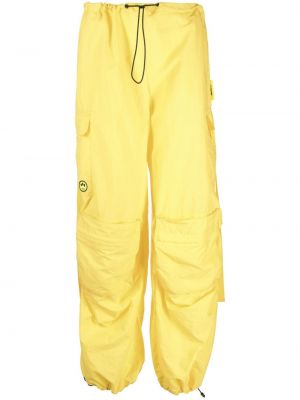 Pantaloni cargo con stampa Barrow giallo