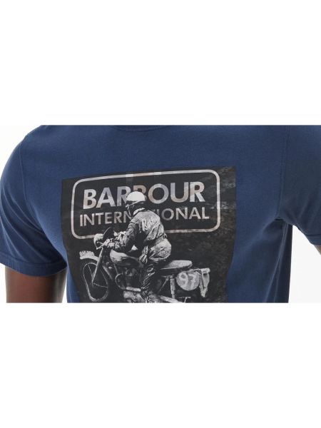 Hemd mit print Barbour blau
