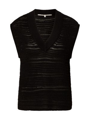 Пуловер Second Female черно