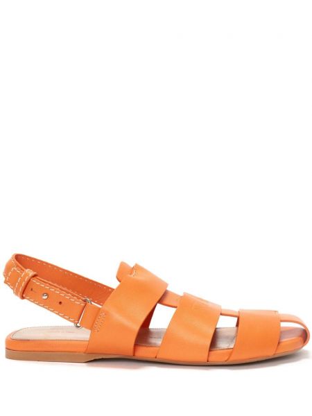 Kožené sandále Jw Anderson oranžová