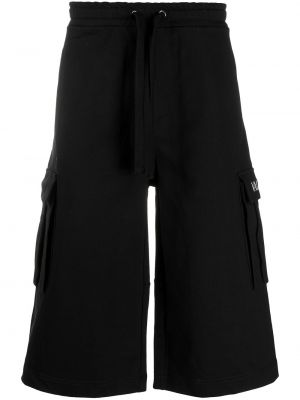 Pantalones cortos deportivos con bolsillos Valentino negro