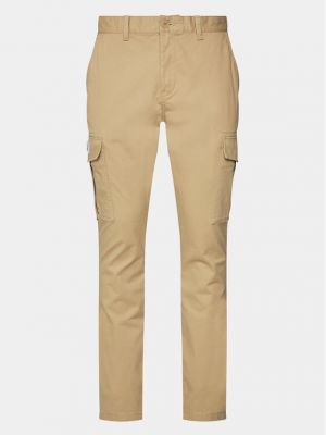 Pantaloni Tommy Jeans beige