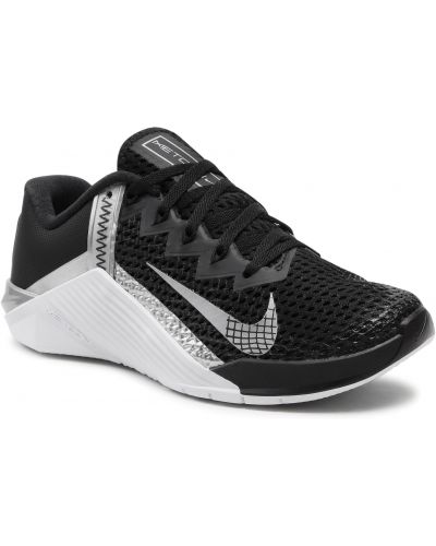 Buty NIKE - Metcon 6 AT3160 Black/Metallic Silver