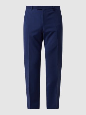Spodnie slim fit Strellson niebieskie