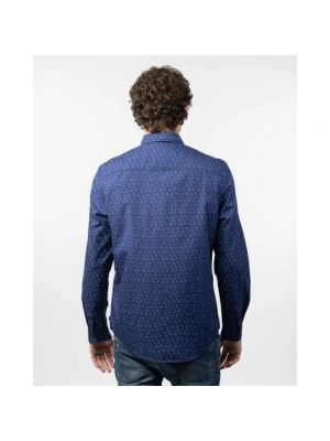 Camisa de algodón Tom Tailor azul