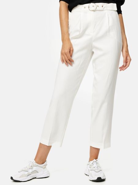 Pantaloni plissettati Orsay bianco