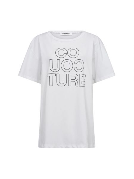 Oversize top mit print Co'couture weiß