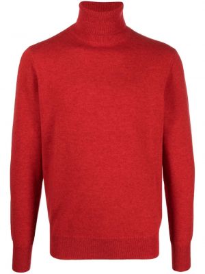 Sweter z kaszmiru Aspesi czerwony