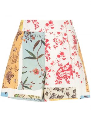 Kratke hlače s cvetličnim vzorcem Oscar De La Renta
