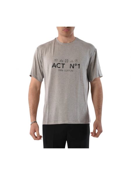 Koszulka bawełniana z nadrukiem Act N°1