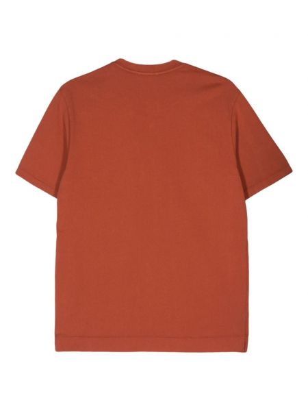 Koszulka bawełniana z dżerseju Boglioli czerwona
