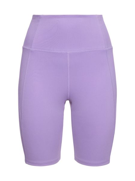 Shorts taille haute Girlfriend Collective violet