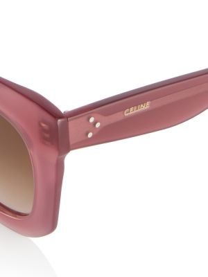 Okulary przeciwsłoneczne oversize Celine Eyewear fioletowe