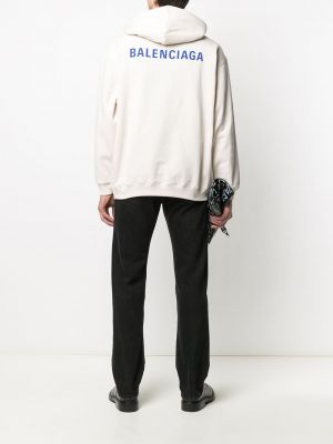Raštuotas džemperis su gobtuvu Balenciaga