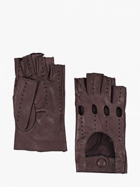Коричневые перчатки Sermoneta Gloves
