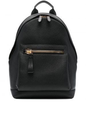 Kožený batoh Tom Ford - čierna