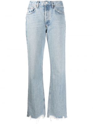 Straight leg jeans Agolde blu